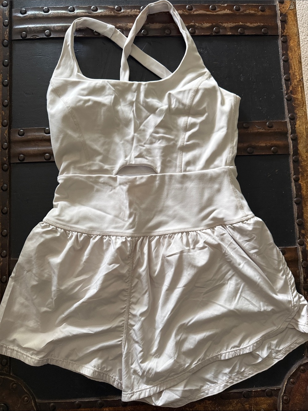 FP Movement by Free People White Girls' Cross-Back Romper